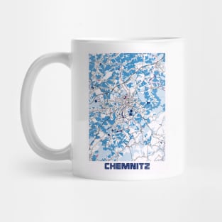 Chemnitz - Germany MilkTea City Map Mug